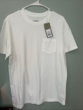 Goodfellow & Co White Short Sleeve Pocket Tee